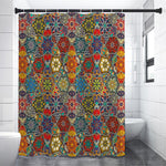 Mandala Star Bohemian Pattern Print Premium Shower Curtain