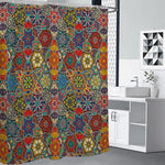 Mandala Star Bohemian Pattern Print Premium Shower Curtain