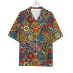 Mandala Star Bohemian Pattern Print Rayon Hawaiian Shirt