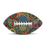 Mandala Star Bohemian Pattern Print Rugby Ball