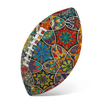 Mandala Star Bohemian Pattern Print Rugby Ball