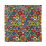 Mandala Star Bohemian Pattern Print Silk Bandana