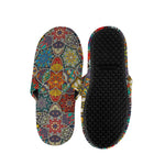 Mandala Star Bohemian Pattern Print Slippers