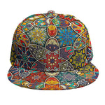 Mandala Star Bohemian Pattern Print Snapback Cap