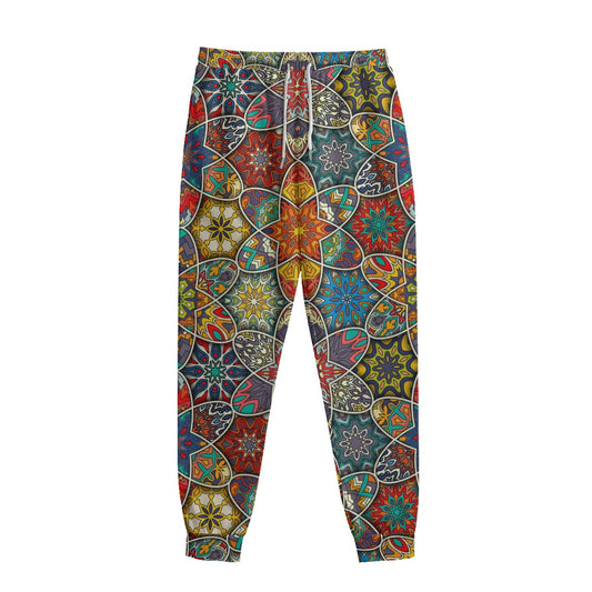 Mandala Star Bohemian Pattern Print Sweatpants