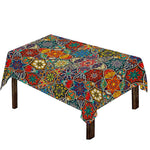 Mandala Star Bohemian Pattern Print Tablecloth