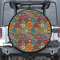 Mandala Star Bohemian Pattern Print Tire Cover