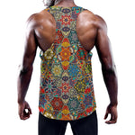 Mandala Star Bohemian Pattern Print Training Tank Top