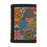 Mandala Star Bohemian Pattern Print Trifold Wallet