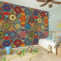 Mandala Star Bohemian Pattern Print Wall Sticker