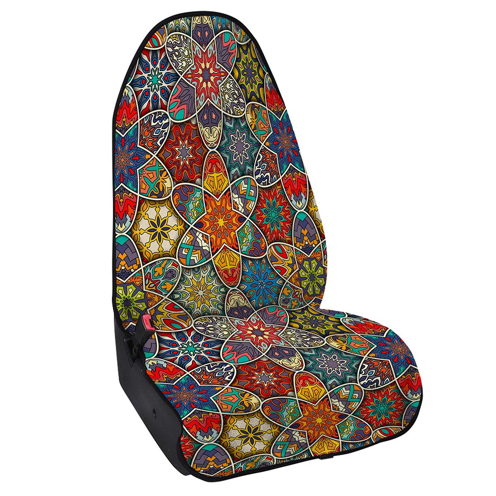 Mandala Star Bohemian Pattern Print Waterproof Car Seat Cover