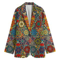 Mandala Star Bohemian Pattern Print Women's Blazer