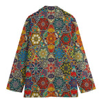 Mandala Star Bohemian Pattern Print Women's Blazer