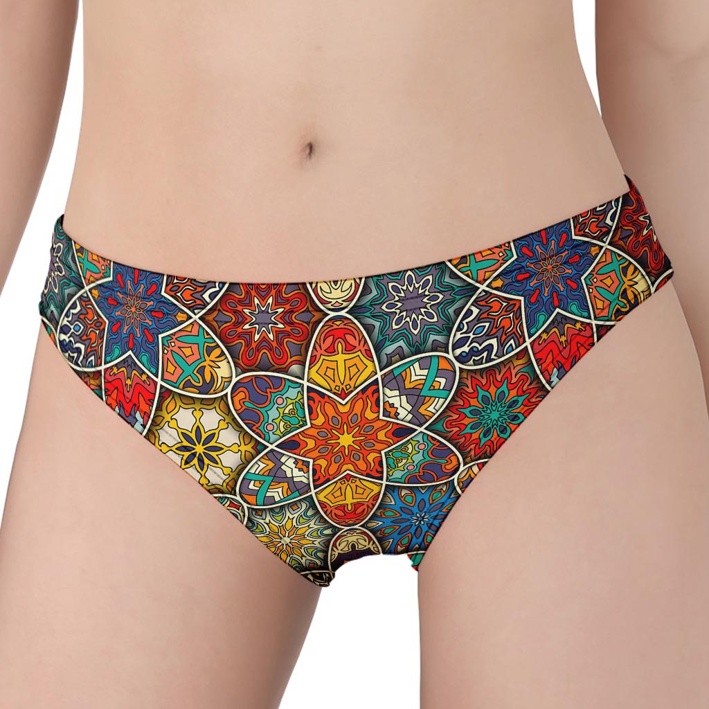 Mandala Star Bohemian Pattern Print Women's Panties