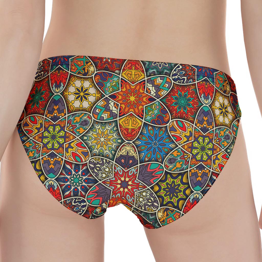 Mandala Star Bohemian Pattern Print Women's Panties