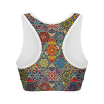 Mandala Star Bohemian Pattern Print Women's Sports Bra