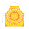 Mandala Sun Print Adjustable Apron
