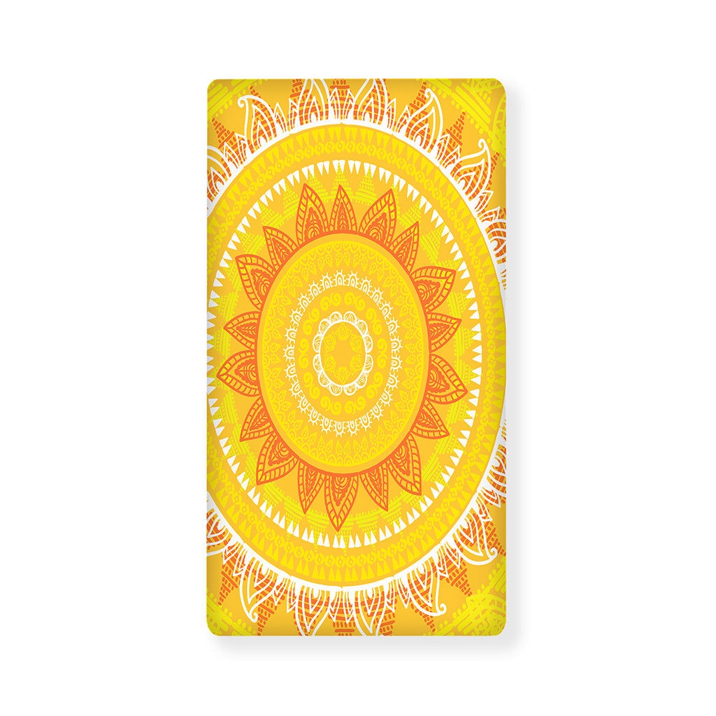 Mandala Sun Print Baby Crib Sheet