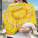 Mandala Sun Print Baby Seat Cover