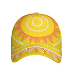 Mandala Sun Print Baseball Cap