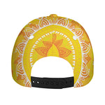 Mandala Sun Print Baseball Cap
