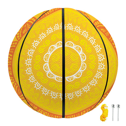 Mandala Sun Print Basketball