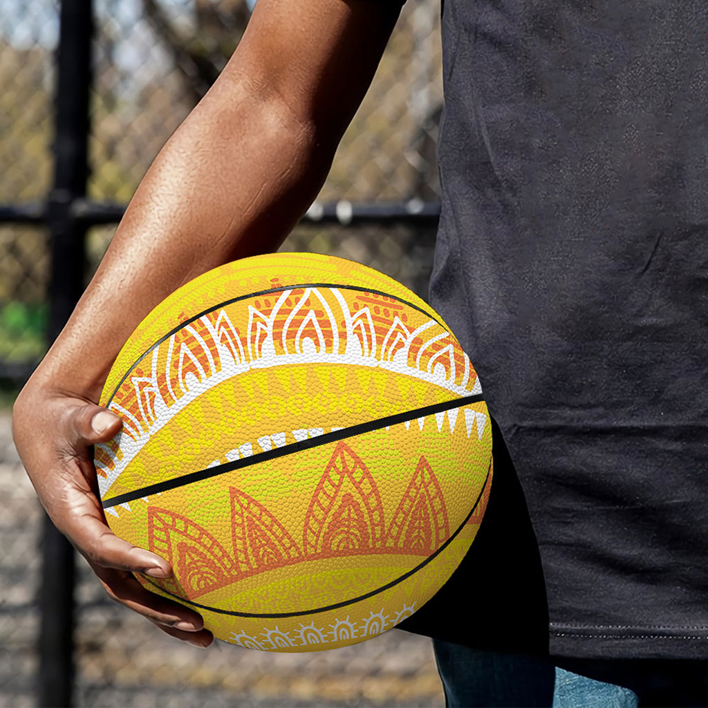 Mandala Sun Print Basketball