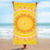 Mandala Sun Print Beach Towel