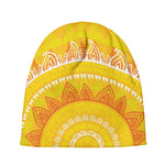 Mandala Sun Print Beanie