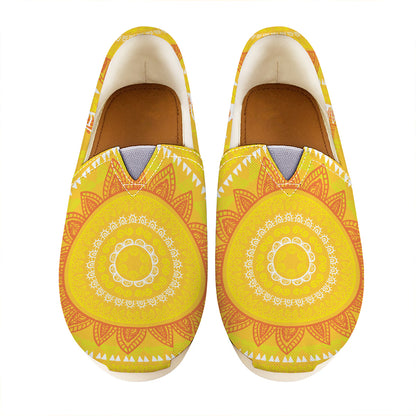 Mandala Sun Print Casual Shoes