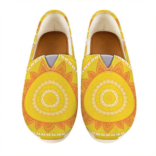 Mandala Sun Print Casual Shoes