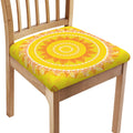 Mandala Sun Print Chair Cushion Cover