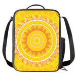 Mandala Sun Print Crossbody Lunch Bag