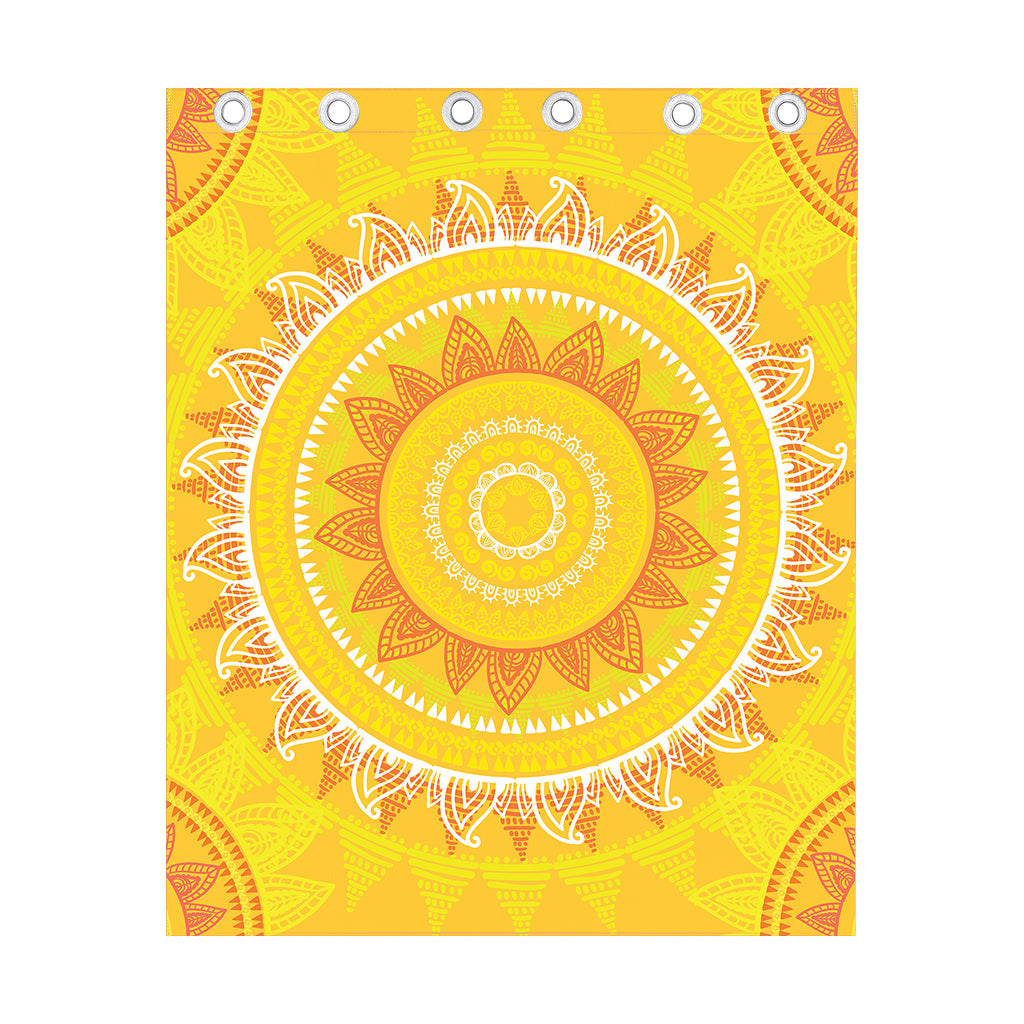 Mandala Sun Print Curtain