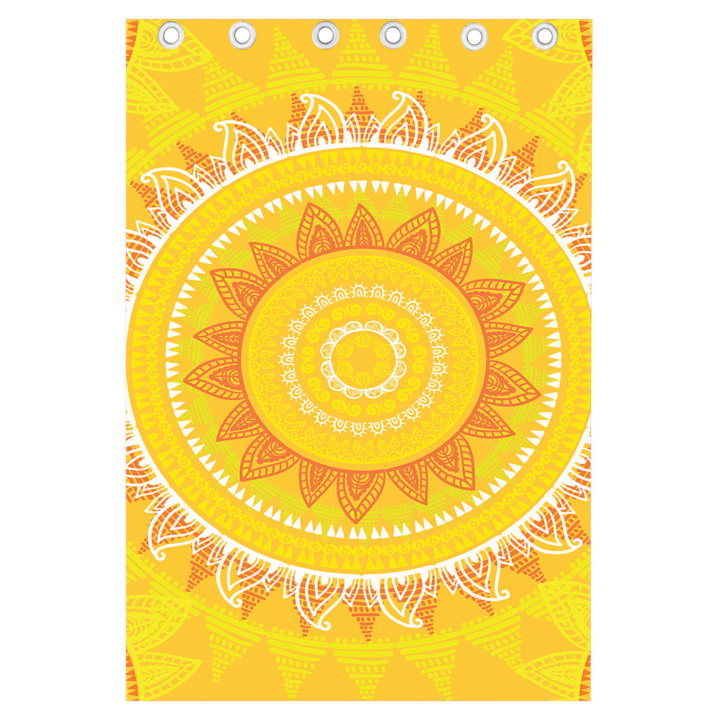 Mandala Sun Print Curtain
