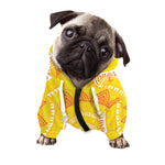 Mandala Sun Print Dog Zip Up Hoodie