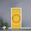 Mandala Sun Print Door Sticker