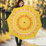 Mandala Sun Print Foldable Umbrella