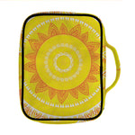 Mandala Sun Print Front Pocket Bible Bag