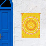 Mandala Sun Print Garden Flag