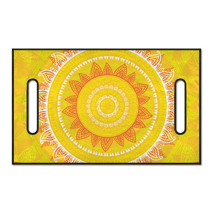 Mandala Sun Print Golf Cart Seat Cover