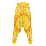 Mandala Sun Print Hammer Pants