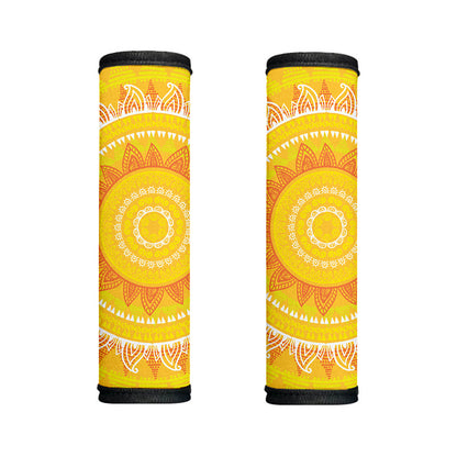 Mandala Sun Print Handle Covers