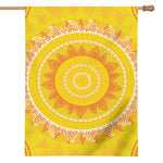 Mandala Sun Print House Flag