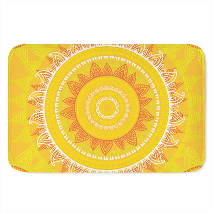 Mandala Sun Print Indoor Door Mat