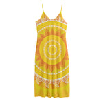 Mandala Sun Print Jersey Midi Cami Dress