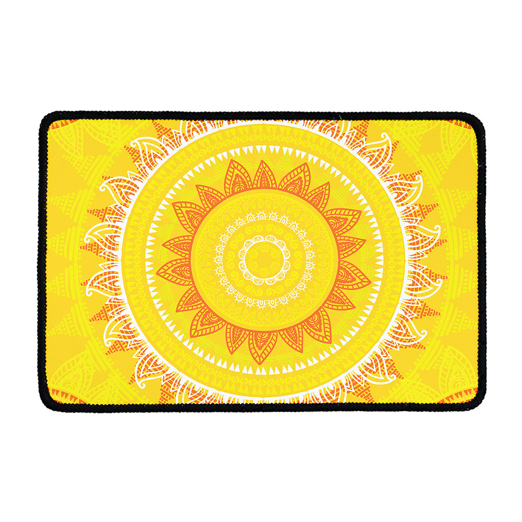 Mandala Sun Print Kitchen Mat
