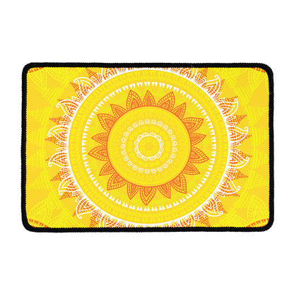 Mandala Sun Print Kitchen Mat