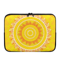 Mandala Sun Print Laptop Sleeve