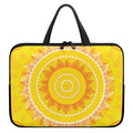 Mandala Sun Print Laptop Sleeve With Handle